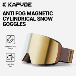 KAPVOE nuevas gafas de esquí fotocromáticas para exteriores gafas de esquí antiniebla magnéticas deportes de invierno esquí Snowboard hombres mujeres UV400 nieve