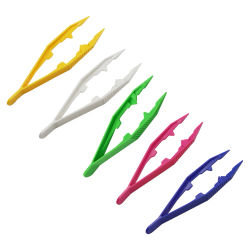 Clip de plástico de 11x2,5 cm para niños, herramienta de bricolaje, pinzas, cuentas artesanales, herramienta hecha a mano para niños, accesorios de aprendizaje para estudio de insectos y plantas, 1