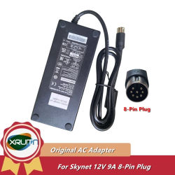 Fuente de alimentación original para monitor BARCO SKynet SNP-A127-M, adaptador de CA de 12V 9A con enchufe de 8 pines, cargador genuino.