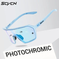 SCVCN gafas de sol fotocromáticas para ciclismo, gafas para exteriores, bicicleta de carretera, ciclismo UV400, gafas para hombres y mujeres, deportes de bicicleta, senderismo 2024