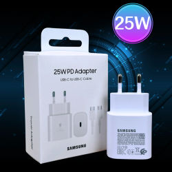 Cargador Original Samsung de 25W, adaptador europeo tipo C de carga súper rápida para teléfono Galaxy S23 S22 Plus S21 S20 FE Note 20 10+ A54 A34 5G