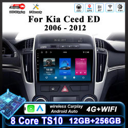 DVD Android 16 para coche Kia Ceed ED 2006 -2012, Radio con GPS, navegación, Carplay, reproductor Multimedia inalámbrico, WIFI, Bluetooth
