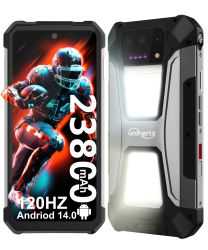 Unihertz 8849 Tank 2 PRO, teléfono inteligente resistente con Android 14, proyector, 24GB + 512GB, batería de 23800mAh, cargador de 120W, pantalla de 6.79 pulgadas y 120HZ.