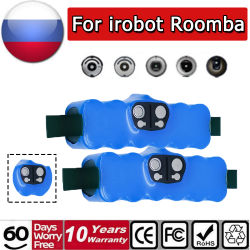 Batería de iones de litio para iRobot Roomba, 14,4 V, 5000mAh, Serie 500, 600, 700, 800, 510, 530, 550, 560, 580, 620, 630, 650, 760, 770, 780, R3