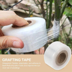 Cinta de injerto autoadhesiva, película elástica para injerto de plantas, para árboles frutales, plantas de vivero, plántulas, viñedos y floristería