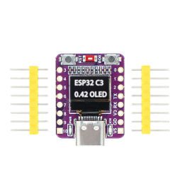 Placa de desarrollo OLED ESP32-C3 con módulo OLED de 0,42 pulgadas antena cerámica wifi Bluetooth ESP32 placa de desarrollo supermini