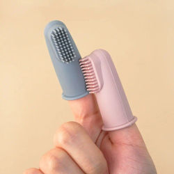 Cepillo de limpieza para el cuidado bucal de los dientes de los niños, cepillo de dientes para el dedo para la salud del bebé, artículos para bebés recién nacidos, accesorios portátiles de viaje