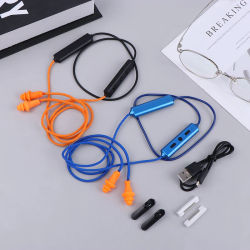 Tapones auditivos de protección de mano de obra de imitación, Auriculares Bluetooth con cable para el trabajo, protección auditiva de supresión de ruido