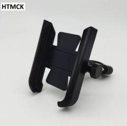 Soporte para teléfono de motocicleta, soporte GPS, soporte de aleación de aluminio, espejo retrovisor, soporte para teléfono móvil de 4-7 pulgadas