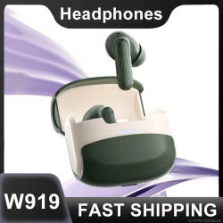 Auriculares inalámbricos Bluetooth 5,4 auriculares estéreo HiFi deportes ciclismo W919 auriculares HD Micr reducción de ruido para iphone y Android