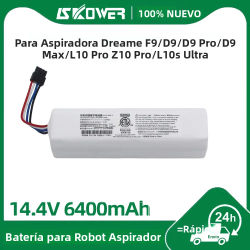 Batería P2008-4S2P-MMBK para Aspiradora Robótica Dreame D9 Max F9 Z10 L10 Pro L10s Plus D10s RLS5-BL0 P2150 S10 S20 X10 RL55L