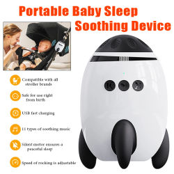 Máquina de Sonido Portátil para Bebés, Sonidos Naturales Relajantes, Bluetooth, Ruido Blanco, Dispositivo Portátil Ligero para Calmar a los Bebés