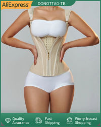 Fajas colombianas con hebilla de fila y cremallera, corsé posparto BBL, carpeta de cintura, moldeador de cuerpo para mujer, postcirugía