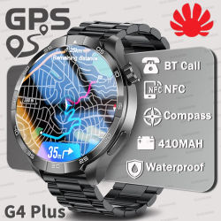 2025 deporte nuevo T-REX 3 grado militar GPS reloj inteligente hombres IP68 brújula impermeable Bluetooth llamada NFC 1,85 pulgadas pantalla SmartWatch
