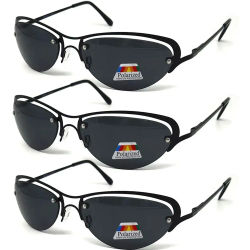 Gafas De Sol polarizadas De titanio Matrix Trinity para hombre, lentes De Sol ajustadas sin montura, diseño De marca, para pesca al aire libre, 3 uds.