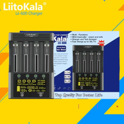 Cargador Inteligente LiitoKala Lii-600 para Baterías AA 18650 21700 26650, Envío Directo desde Polonia