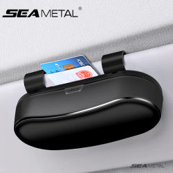 SEAMETAL-estuche para gafas de sol para coche, caja de almacenamiento antiarañazos para gafas de sol, organizador Universal para modelos de coche 99 %