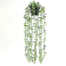 Planta de hiedra Artificial de plástico de eucalipto vid boda al aire libre Navidad hogar jardín arco pared Oficina bricolaje regalo caliente Venta de decoración