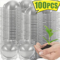 Caja de enraizamiento de plantas, caja de enraizamiento de injerto, caja de cría, caja de cultivo de raíces de plantas de alta presión para suministro de plantación de jardín, 10-100 Uds.