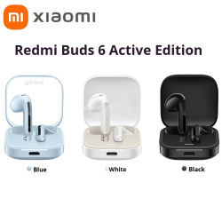 Audífonos Xiaomi Redmi Buds 6 con Cancelación Activa de Ruido, Bluetooth 5.4, Inalámbricos, 30 Horas de Duración de Batería, 5 Modos de Sonido, Nuevos