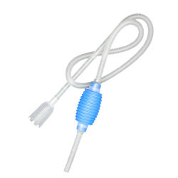 Sifón para acuario, sifón para pecera, aspirador de filtro de agua de grava, bomba limpiadora Manual, herramientas de limpieza al vacío, accesorios