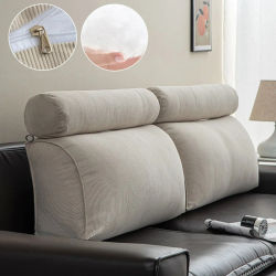 Almohada para cabecera, cojín triangular para lectura, respaldo grande, soporte de posicionamiento, cuña corporal, almohada para dormir, cabeceros de cama
