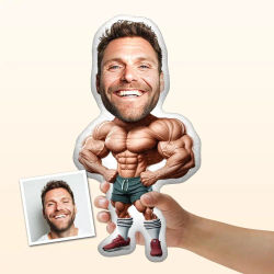 Almohada de Juguete con Foto Personalizada, Almohada de Niño Deportista, Tela de Poliéster Suave, Regalos y Decoraciones Perfectas para Familiares y Amigos