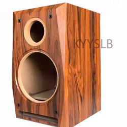 KYYSLB Altavoz laberinto de 8 pulgadas, cuerpo de caja vacía, altavoz de estantería de madera bidireccional, caja vacía, altavoz HIFI, nueva caja de madera