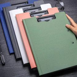 Portapapeles para carpetas de archivos A4, Bloc de notas, Clips para tablero, organizador de almacenamiento de papel de prueba, suministros escolares, papelería de oficina, 1 Uds.