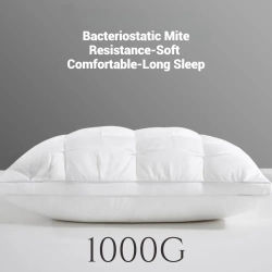 Cojines cómodos para dormir, almohada de Hotel de 5 estrellas, almohada tridimensional suave lavada Bilateral de Color sólido, almohadas para dormir