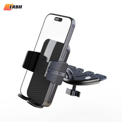 Soporte resistente para teléfono con ranura para CD y diseño de operación con una sola mano, compatible con todos los móviles para teléfonos inteligentes