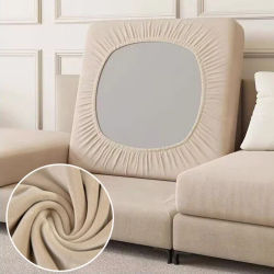 Funda de cojín de sofá de terciopelo antisuciedad, Protector elástico para asiento de silla para mascotas y muebles, funda de sofá, decoración para sala de estar y dormitorio