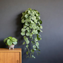 Enredaderas artificiales de begonia de 40-100 cm, plantas colgantes falsas, enredaderas de magnolia de seda, hojas de manzano colgantes para decoración del hogar y jardín.