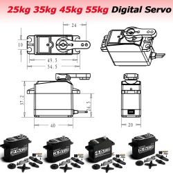 Servo sin escobillas 25kg 35kg 45kg 55kg BLS3355 BLS3335 BLS3325 BLS3245 Servo Digital para Control remoto Baja Crawler Cars Robot