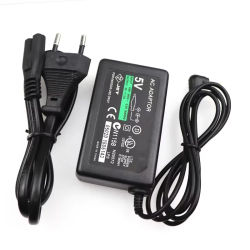 Adaptador de Corriente con Enchufe EU/US, Cargador de Pared para PSP, Cable de Alimentación Compatible con Sony PlayStation PSP Series 1000, 2000 y 3000