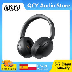 QCY H3S ANC auriculares sobre la oreja -56dB auriculares con cancelación de ruido Bluetooth 6,0 auriculares de sonido espacial LDAC de alta resolución controlador Dual