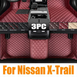 Alfombrilla de suelo de coche para Nissan x-trail Rogue ST T32 2014 ~ 2021 2015, parte de Panel de pie, almohadilla de alfombra, cubierta personalizada, accesorios de alfombra