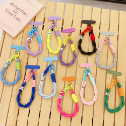 Correas para teléfono móvil, cordón colgante para teléfono móvil, correa de muñeca corta, cadena antipérdida, llavero, 1 ud.
