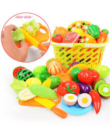 Juguetes para niños, juego de frutas y verduras para cortar, juego de simulación, juguete de cocina Montessori, juguetes para bebés para niñas y niños