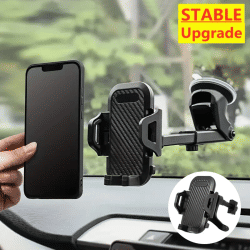 Soporte Universal para teléfono de coche, soporte para teléfono con ventosa para salpicadero y rejilla de ventilación, 360 grados, para iPhone, Samsung, Huawei, Xiaomi