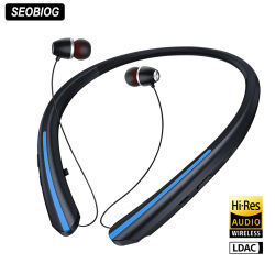 SEOBIOG-auriculares inalámbricos con banda para el cuello, cascos Bluetooth HX801, con cancelación de ruido, resistentes al agua, intrauditivos para Xiaomi
