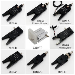 Hofujng Pinza Neumática MINI J1080/1060, Accesorios para Manipuladores, Dispositivo Mecánico, Clip para Boquilla de Agua para Robot Industrial