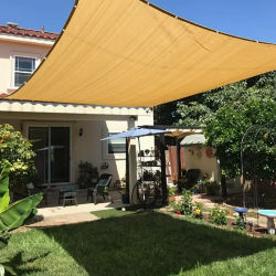 Parasol de tela Beige, protección solar duradera, malla adecuada para terraza, planta, invernadero, gallinero, porche