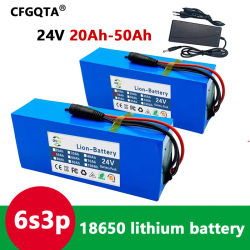2025 NUEVA batería de litio 6s3p 24V 20Ah-50Ah 18650 25,2 v 50000mAh batería de iones de litio con cargador