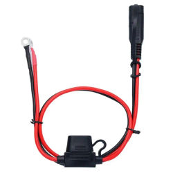 Cable cargador de 12V para Terminal de batería de motocicleta a conector de Cable de extensión rápida SAE para cargador/mantenedor de batería
