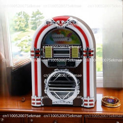 Altavoz Vintage Bluetooth CD Jukebox Jukebox luz Led que cambia de Color Audio decoración de restaurante