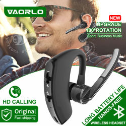 Nuevos auriculares Bluetooth V8/V9 para negocios, auriculares inalámbricos estéreo HD, auriculares manos libres para coche con micrófono HD para iPhone, Samsung y Huawei