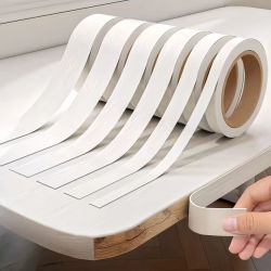 Borde prepegado de PVC para cocina de madera, muebles, mesa, tablero de escritorio, 10m x 1/2/2,5/5cm, 1 ud.