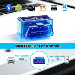 Mini Escáner OBD2 Bluetooth WIFI ELM327 V2.1, Herramienta de Diagnóstico para Automóviles Android ELM 327 V1.5, Lector de Códigos OBD II