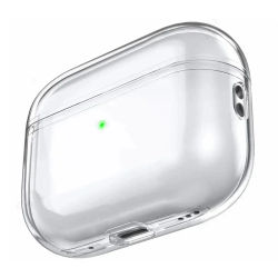 Funda transparente para auriculares para Airpods Pro 2 Generation, funda dura de TPU transparente para auriculares para Airpods 4 3 2 1